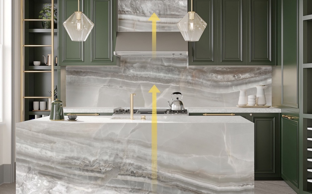 kitchen setting Chico bioquartz